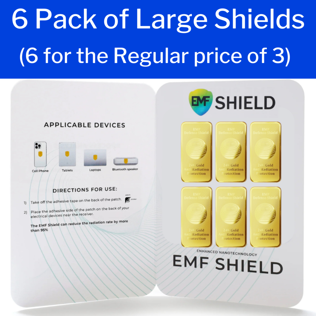 EMF Defense Gold Sticker