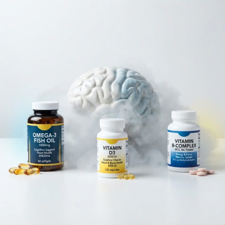 5 Vitamins and Supplements That May Help With Brain Fog