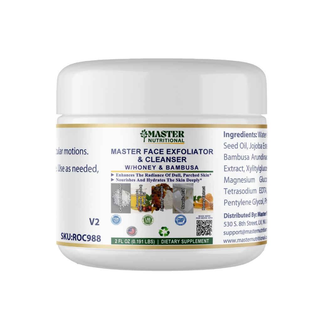 Face Exfoliator & Cleanser w/Honey & Bambusa Arundinacea Stem Extract, USA Ma... - product review on VPE