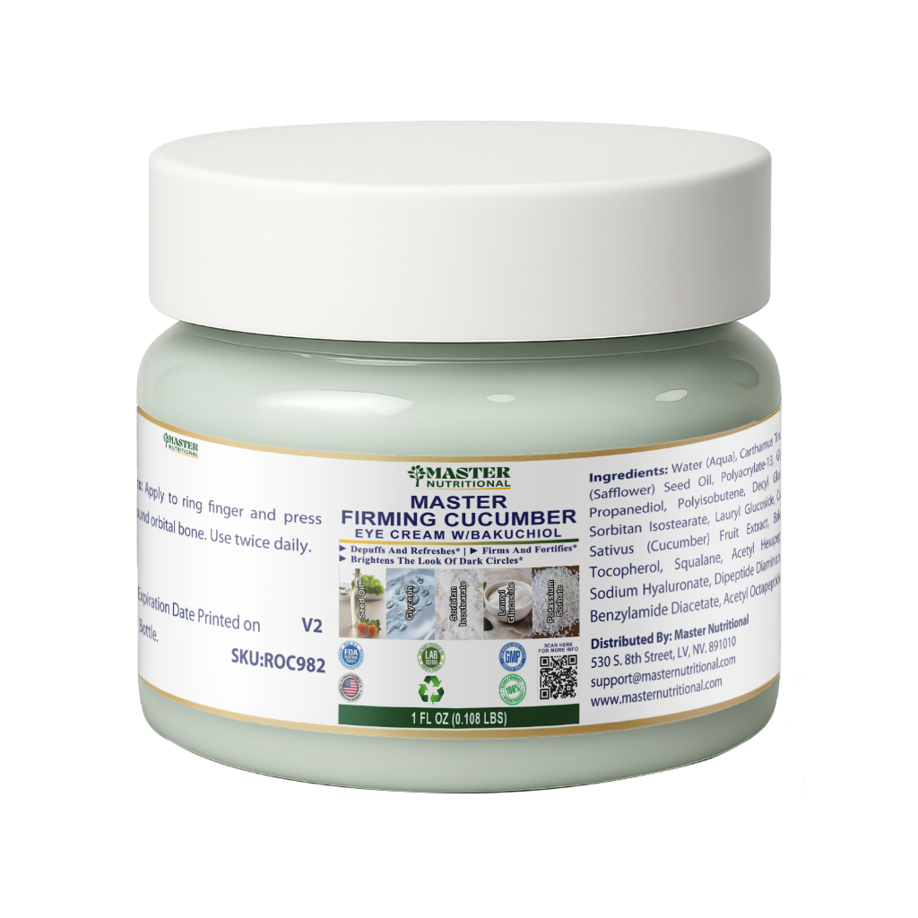 Firming Cucumber Eye Cream w/Bakuchiol, USA Made, Clean & Vegan - product review on VPE